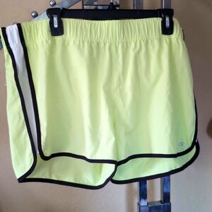 DNKY SPORT running shorts bright lime green NWT Size XL
